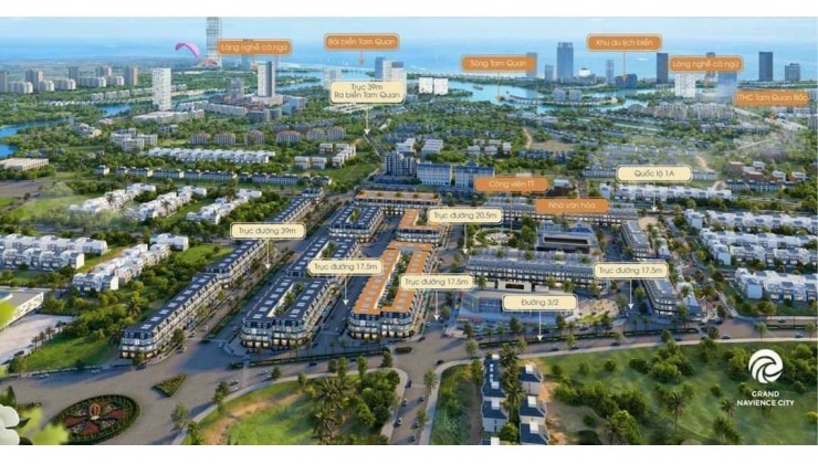 Sở hữu nền đất đẹp nhất dự án Grand Navience City 100m2 chỉ từ 900 triệu